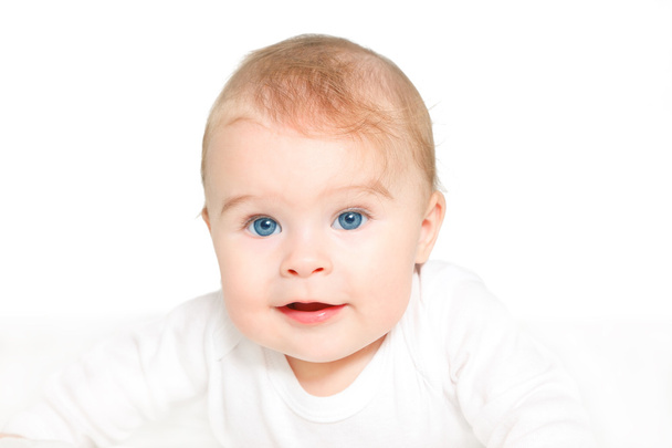 Portrait of blue-eyd baby - Φωτογραφία, εικόνα