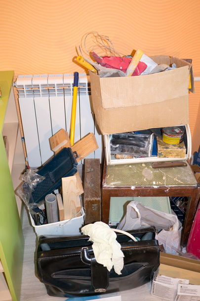 Trash in the apartment after renovation - Photo, Image
