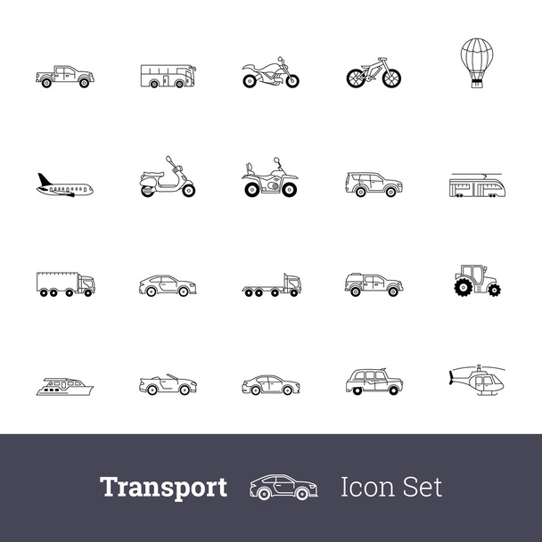 Conjunto de icono de transporte
 - Foto, Imagen
