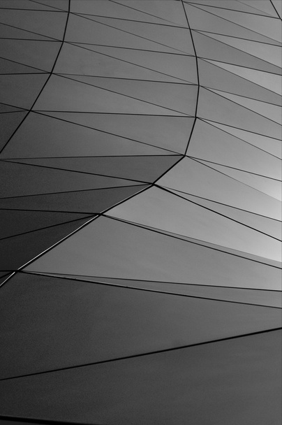 Futuristische ijzer Facade - Foto, afbeelding