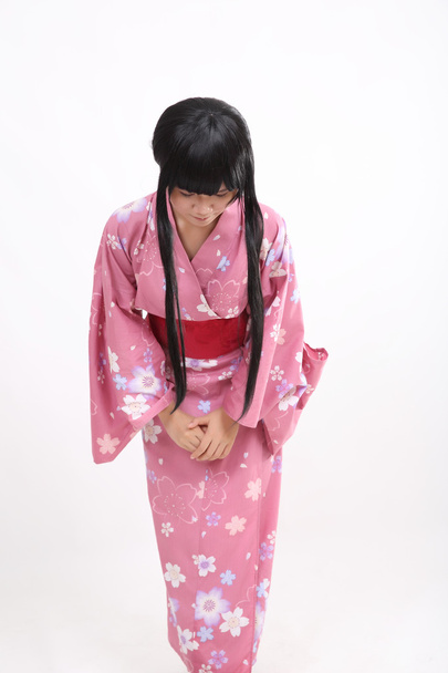 Girl with yukata - Фото, зображення