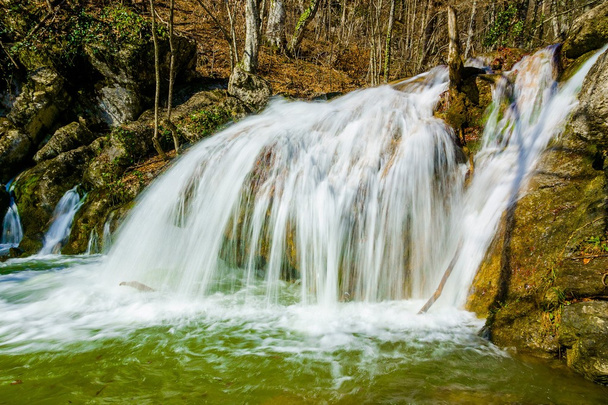 Vodopád v horách Krym. Krym, Ukrajina - Fotografie, Obrázek