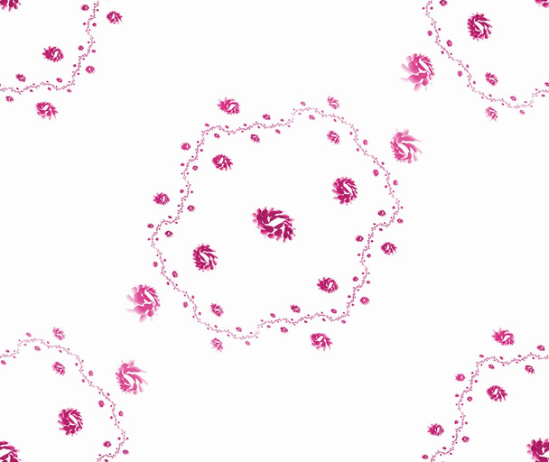 Seamless abstract floral background in pink - Valokuva, kuva