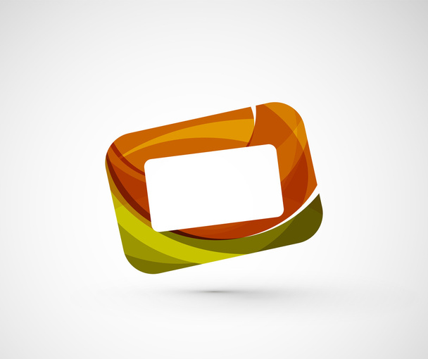 abstracte geometrische bedrijf logo frame, - Vector, afbeelding