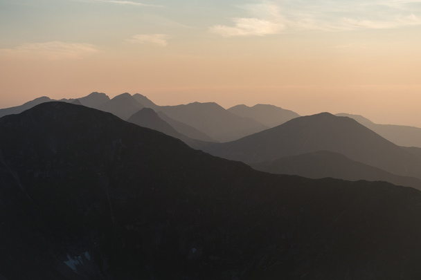 Mountain scenery at sunset - Photo, image