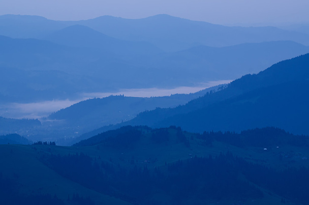 blaue Berge - Foto, Bild