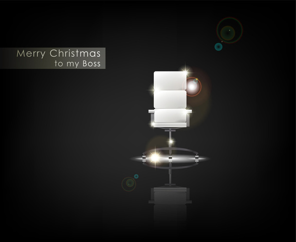 "Merry Christmas to my Boss". - Vektor, obrázek