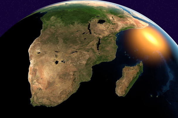 Afrika az űrből - Fotó, kép