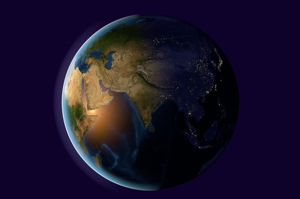 La Tierra desde el espacio
 - Foto, Imagen