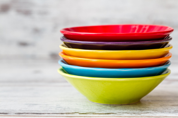 Colorful Ceramic Bowls - Photo, Image