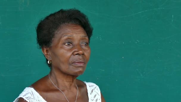 6 İspanyol Yaşlı Lar Portre Üzgün Kıdemli Kadın Yüz İfade - Video, Çekim