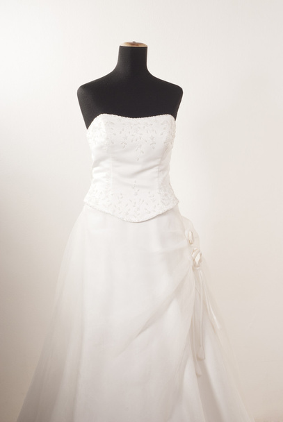 Wedding dress on the mannequin. - Photo, Image