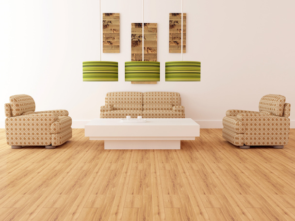 Diseño interior de la elegancia moderna sala de estar
 - Foto, imagen