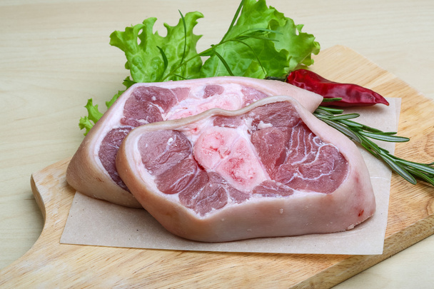 Schweineknie-Steaks - Foto, Bild