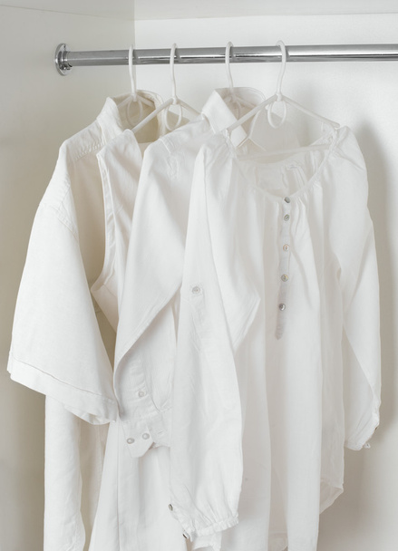  white clean ironed clothes - 写真・画像