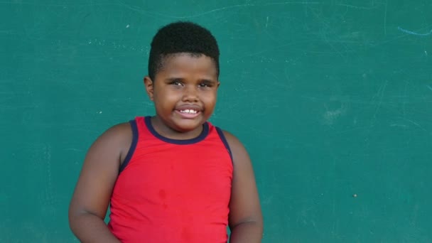 48 African American Kids Portrait Happy Child Sourire Expression du visage
 - Séquence, vidéo
