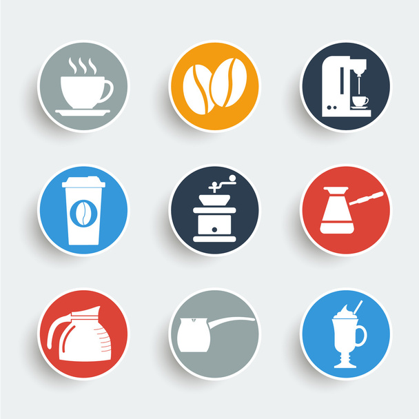 Coffee Icons.  - Vector, Image
