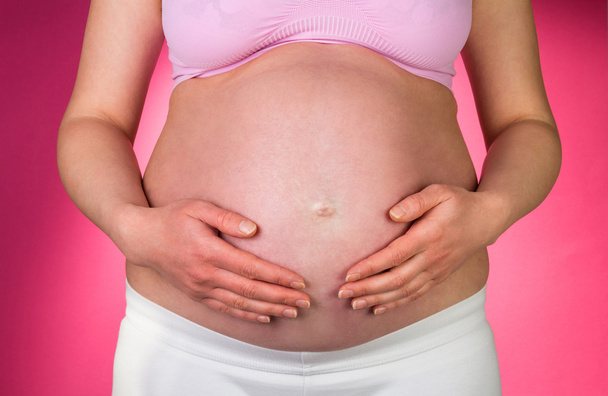 Belly of pregnant woman - Foto, Imagem