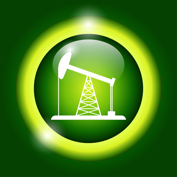 Нафта Ріг значок
 - Вектор, зображення