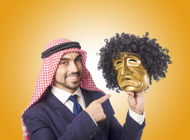 Αραβική άνθρωπος υποκρισία έννοια - Φωτογραφία, εικόνα
