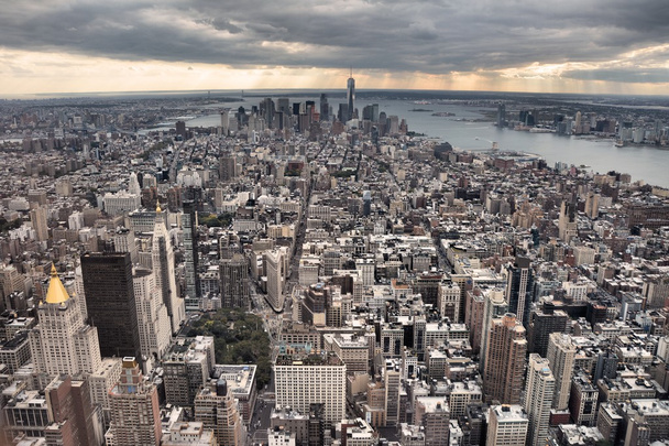Manhattan Downtown skyline - Φωτογραφία, εικόνα