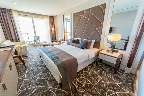 Hotel room with modern interior - Photo, Image
