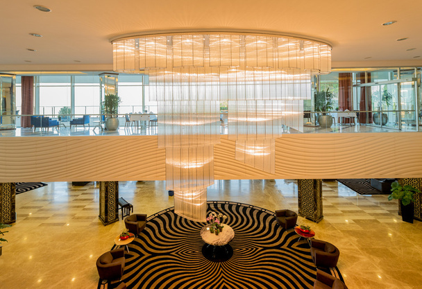 De lobby van het hotel met modern design - Foto, afbeelding