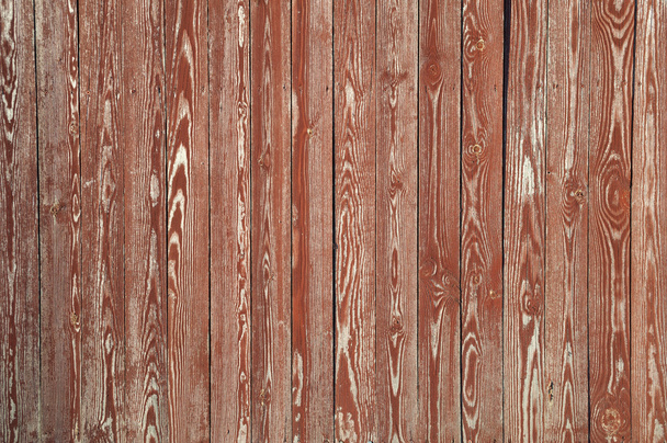 Texture of old red fence - Fotoğraf, Görsel