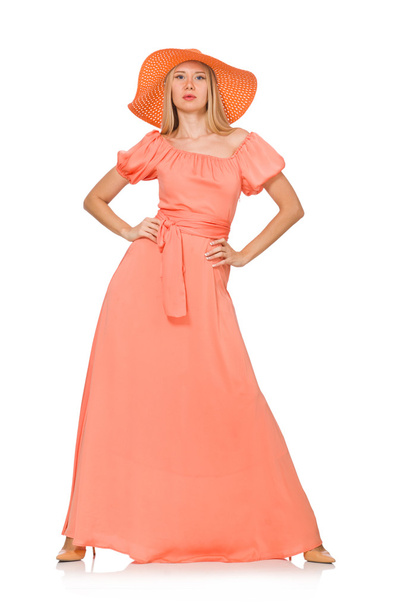 Young woman in pink romantic dress - Fotografie, Obrázek