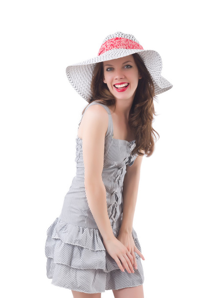 Young woman in hat - Фото, зображення