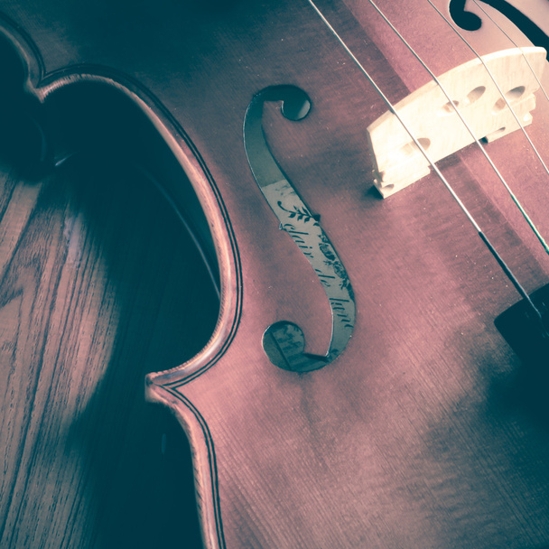 time to practice violin - Photo, Image
