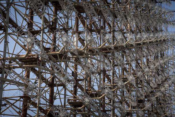 Chernobyl: Duga oude Sovjet-Russische radarsysteem - Foto, afbeelding