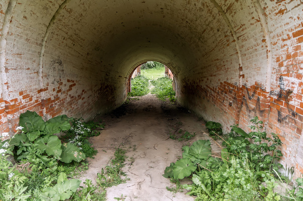 The tunnel in an fort - Photo, Image