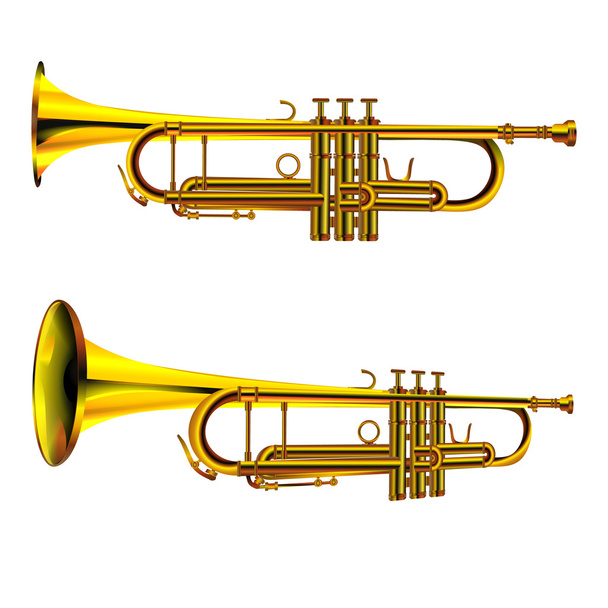 Trumpetti eristetty esine
 - Vektori, kuva