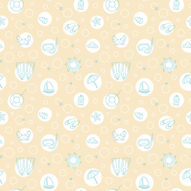 Seamless pattern for summer. - Vector, Image