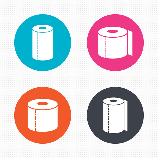 Toilet paper icons. - Vector, Image