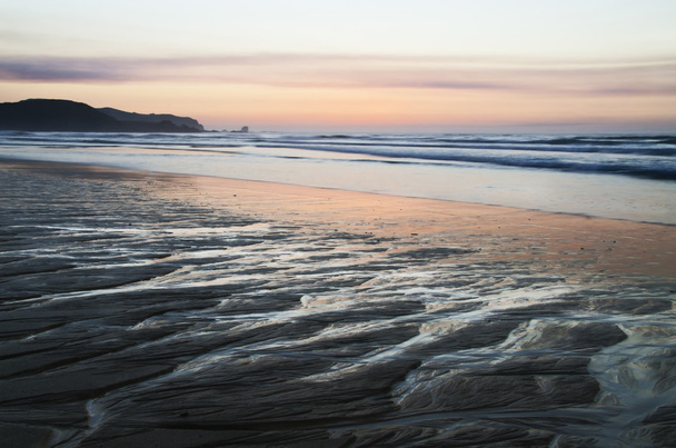 Sonnenuntergang an der Atlantikküste - Foto, Bild