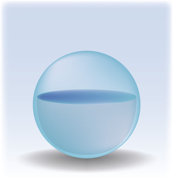 Water sphere  - Вектор,изображение