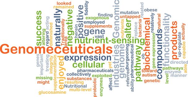 Genomeceuticals background concept - Photo, Image