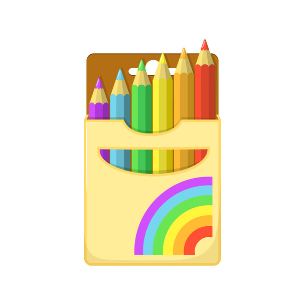 Color pencils. - ベクター画像