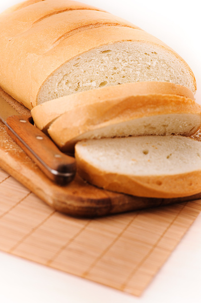 Нарезанный пшеничный хлеб
 - Фото, изображение