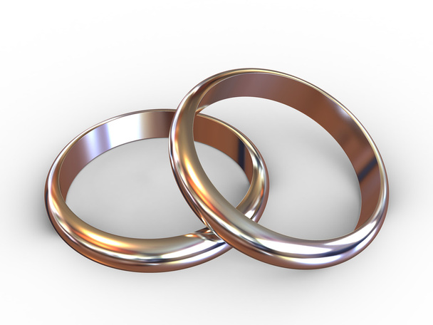 Anéis de casamento. - Foto, Imagem
