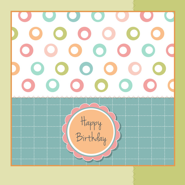 Greeting card template design - Photo, image