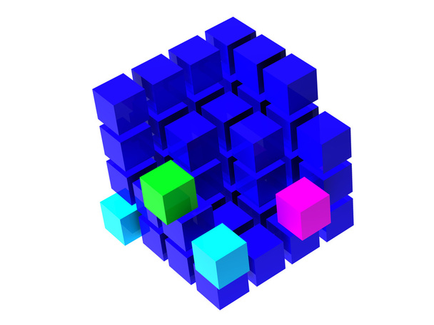 Many blocks - Foto, afbeelding