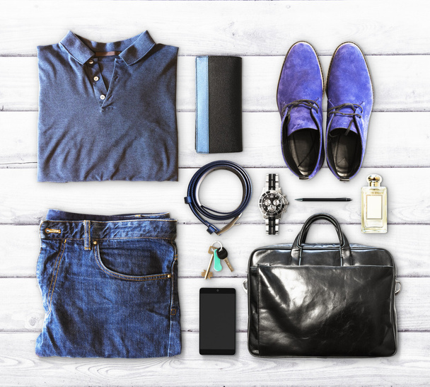 Male clothing and accessories - Фото, зображення