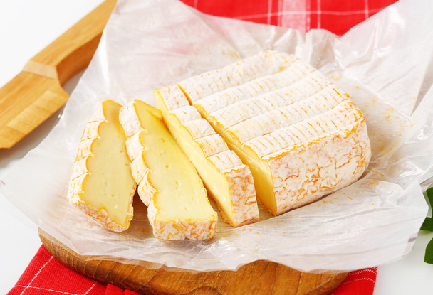 French washed rind cheese - Photo, Image