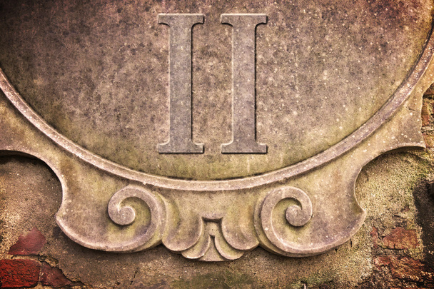 Римское число, написанное на штукатурке
 - Фото, изображение