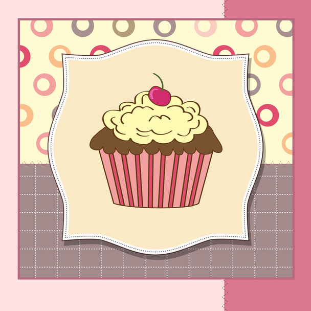 Birthday cupcake - Φωτογραφία, εικόνα