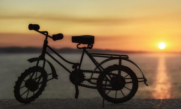 Schaal Model fiets - Foto, afbeelding