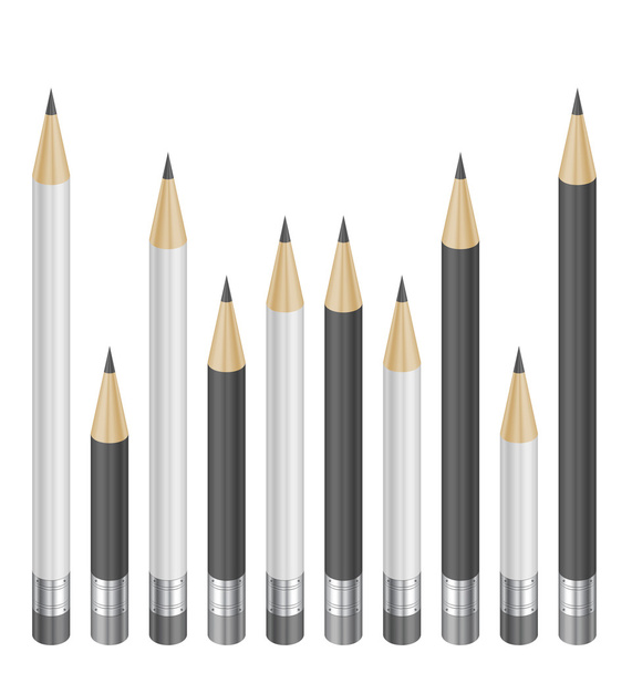 Collection de crayons
  - Vecteur, image